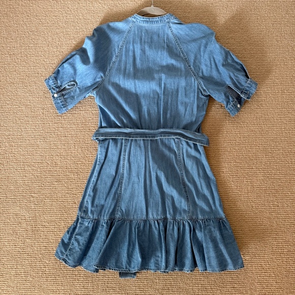 Veronica Beard Jean Kanika Belted Denim Dress - M - Picture 8 of 11